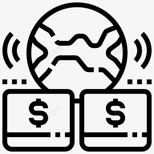 交易数字金融图标svg_新图网 https://ixintu.com fintechelementline 互联网 交易 数字 货币 金融