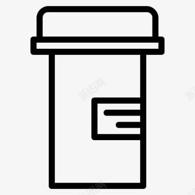 配方瓶子药物图标图标