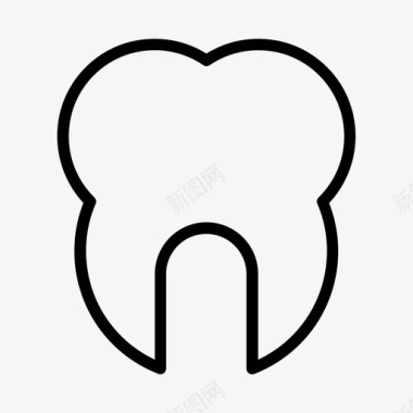 牙齿磨牙口腔图标图标