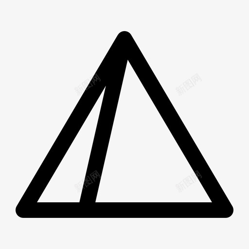 金字塔非洲埃及图标svg_新图网 https://ixintu.com 三角形 埃及 形状 金字塔 非洲