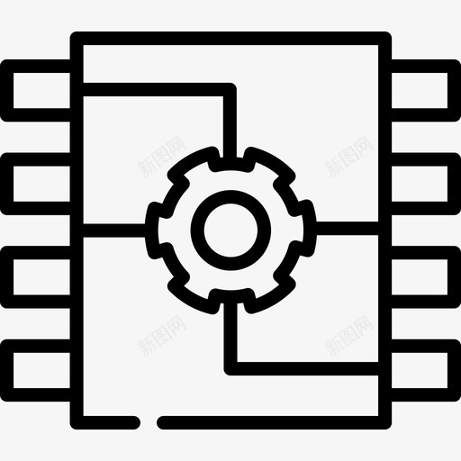 硬盘图形器12线性图标svg_新图网 https://ixintu.com 图形设计 硬盘 线性