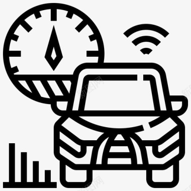 巡航控制汽车速度图标图标