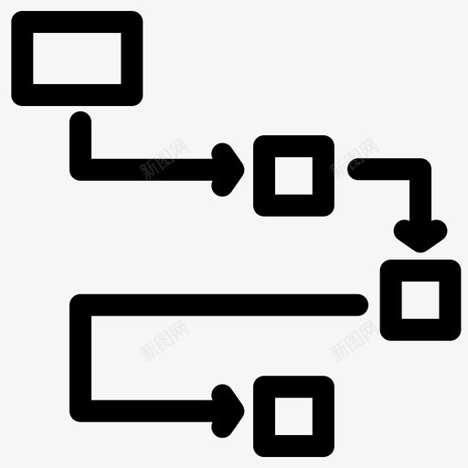 流程图编码编程图标svg_新图网 https://ixintu.com 1部 流程图 结构 编码 编程 网站