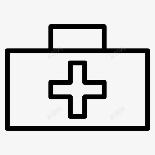 急救箱治疗医疗图标svg_新图网 https://ixintu.com 医疗 医疗保健 急救箱 治疗