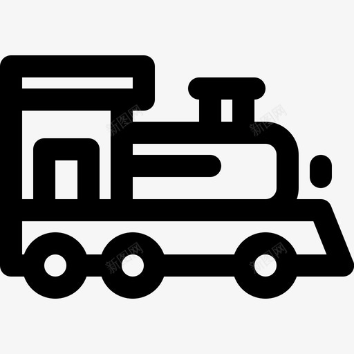 火车旧的蒸汽图标svg_新图网 https://ixintu.com 旧的 火车 蒸汽 轮子 运输 金矿