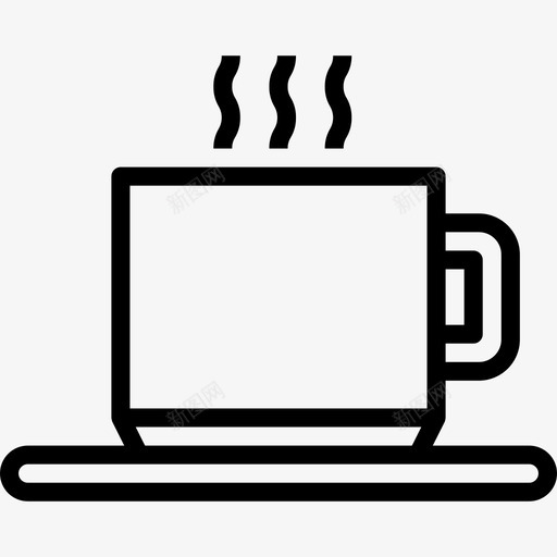 咖啡杯38号吧台直线型图标svg_新图网 https://ixintu.com 38号吧台 咖啡杯 直线型