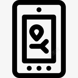 手机GPS追踪器应用手机应用程序gps图标高清图片