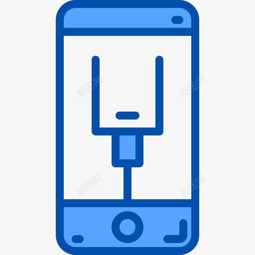 智能手机移动应用程序3蓝色图标svg_新图网 https://ixintu.com 应用程序 手机 智能 移动 蓝色