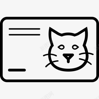 宠物卡动物猫图标图标