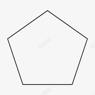 五边形抽象几何图标图标