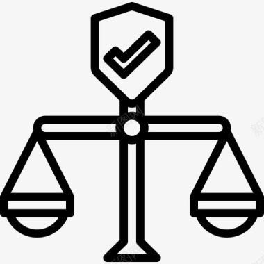 法律保险司法法律图标图标