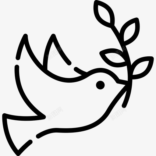 小鸟幸福11直系图标svg_新图网 https://ixintu.com 小鸟 幸福 直系