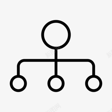 网络图表连接图标图标