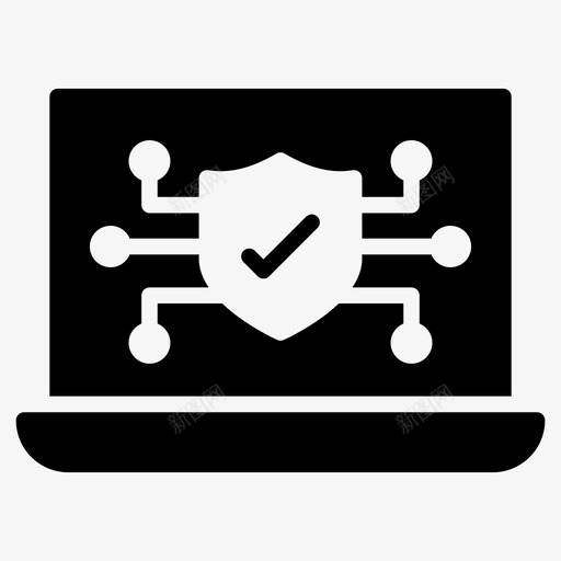 安全网络计算机笔记本电脑图标svg_新图网 https://ixintu.com 64像素 互联网 保护 字形 安全 安全线 安全网 电脑 笔记本 网络 计算机