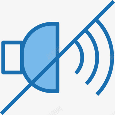 静音设备和技术8蓝色图标图标