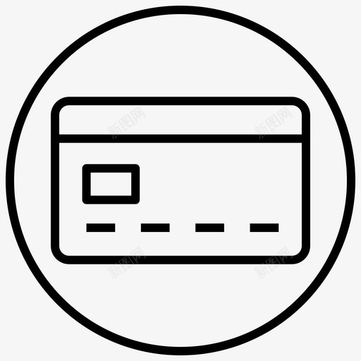信用卡借记卡在线图标svg_新图网 https://ixintu.com 信用卡 借记卡 在线 支付 电子商务 购物