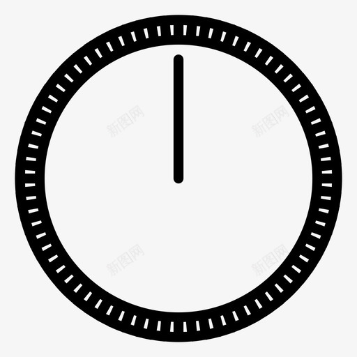 时钟持续时间小时图标svg_新图网 https://ixintu.com 十二 小时 持续时间 时钟 时间