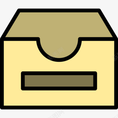 邮箱网站和电子邮件3线颜色图标图标