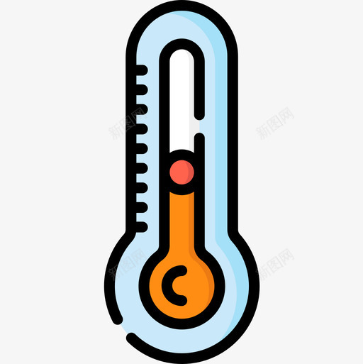 温度物理15线性颜色图标svg_新图网 https://ixintu.com 温度 物理 线性 颜色