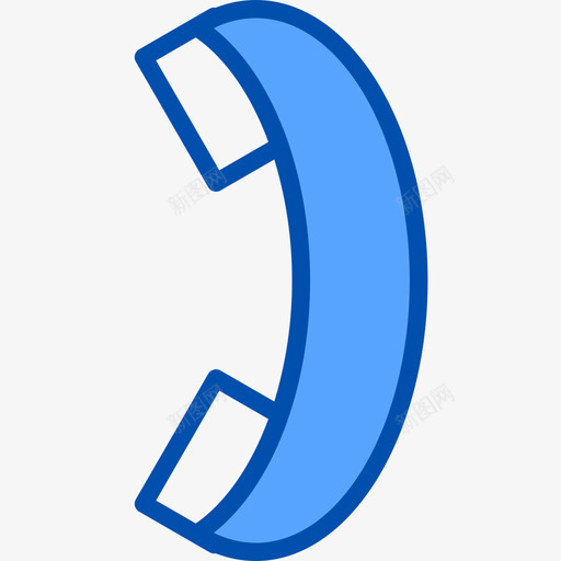 电话101办公室蓝色图标svg_新图网 https://ixintu.com 101办公室 电话 蓝色