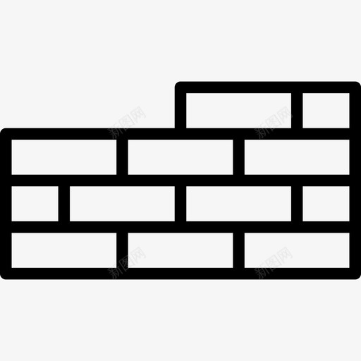 墙壁施工工具17线性图标svg_新图网 https://ixintu.com 墙壁 工具 施工 线性
