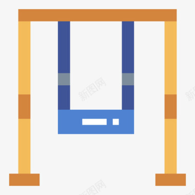 秋千41号操场平坦图标图标
