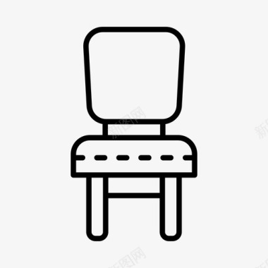 椅子古董装饰图标图标