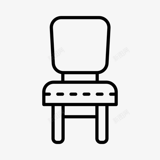 椅子古董装饰图标svg_新图网 https://ixintu.com 传家宝 古董 复古 椅子 老式 装饰