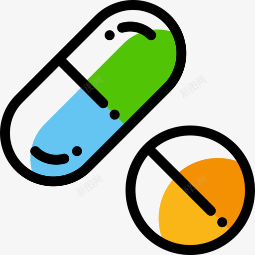 药物研究科学9颜色省略图标svg_新图网 https://ixintu.com 省略 研究 研究科 科学 药物 颜色