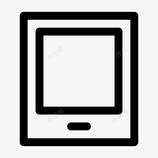 平板电脑设备小工具图标svg_新图网 https://ixintu.com ipad 圆盖直线 小工具 平板电脑 设备