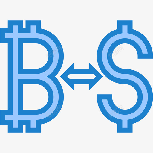 交换比特币76蓝色图标svg_新图网 https://ixintu.com 交换 比特 蓝色
