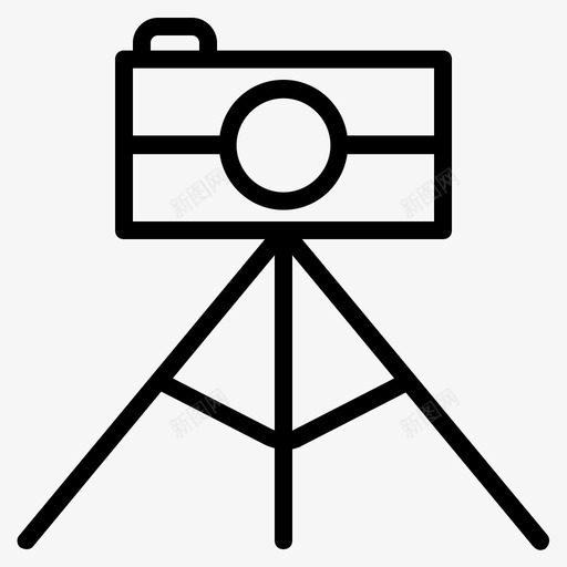照相机数码相机胶卷图标svg_新图网 https://ixintu.com 多媒体 数码相机 照相机 相机轮廓 胶卷 视频