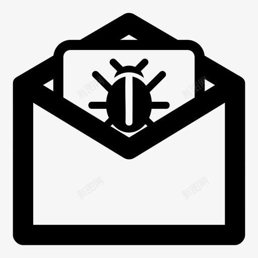 邮件错误在里面电子邮件感染图标svg_新图网 https://ixintu.com 在里面 感染 电子邮件 病毒 邮件 错误