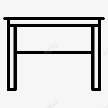桌子家具内部图标图标