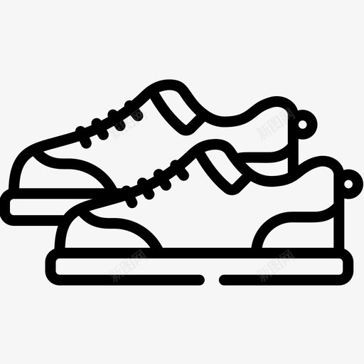 球鞋高尔夫23直线型图标svg_新图网 https://ixintu.com 球鞋 直线型 高尔夫23