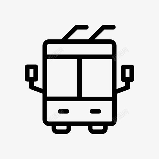 公共汽车汽车运输图标svg_新图网 https://ixintu.com 公共汽车 旅行 汽车 车辆 运输 运输线字形48像素