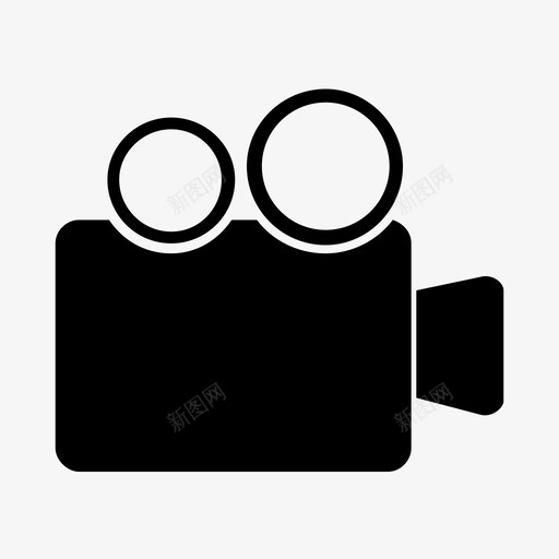 照相机胶卷电影图标svg_新图网 https://ixintu.com 录像带 录音机 照相机 电影 胶卷