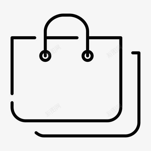 购物袋数码营销图标svg_新图网 https://ixintu.com 数码 营销 购物袋 间隙 随机