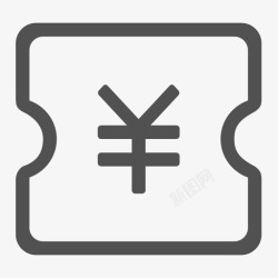 优惠券线性优惠券高清图片
