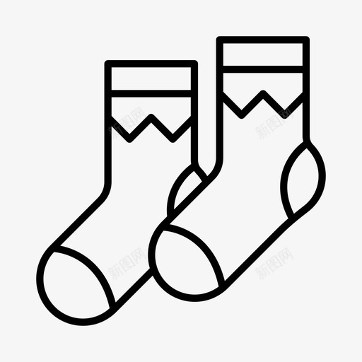 采购产品袜子配件时装图标svg_新图网 https://ixintu.com 冬季 时装 袜子 配件 采购产品袜子
