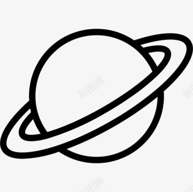 土星科学72直线型图标图标