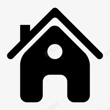 房子建筑物家图标图标