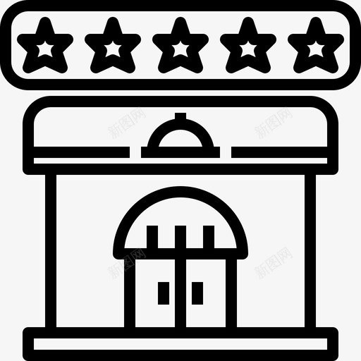 反馈五餐厅图标svg_新图网 https://ixintu.com 反馈 推荐 星级 服务 评论 餐厅