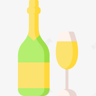 香槟婚礼166平的图标图标