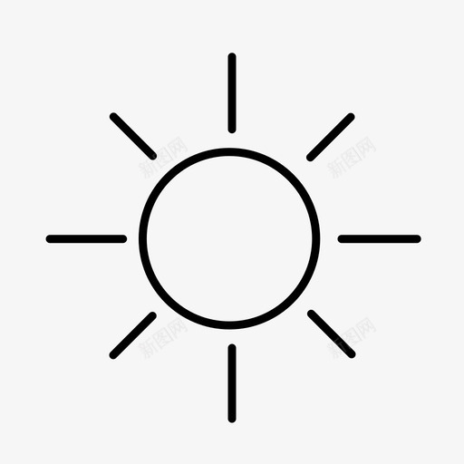 阳光夏天温暖图标svg_新图网 https://ixintu.com 夏天 天气 温暖 阳光