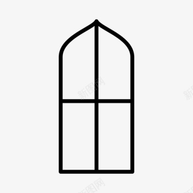 窗户建筑师建筑图标图标