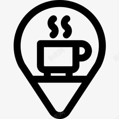 咖啡旅行206直系图标图标