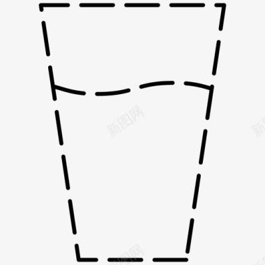 水杯子玻璃图标图标