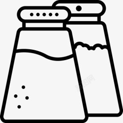 和胡椒盐和胡椒调味品食物图标高清图片
