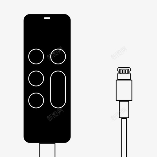 苹果电视远程充电控制设备图标svg_新图网 https://ixintu.com 充电 控制 电视 苹果 设备 远程